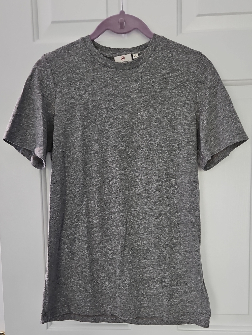 Ag Adriano Goldschmied Women's Short Sleeve Crew Tee - Heather Gray